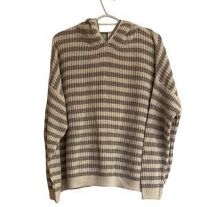 Time & Tru Cozy Hooded Sweater Size L